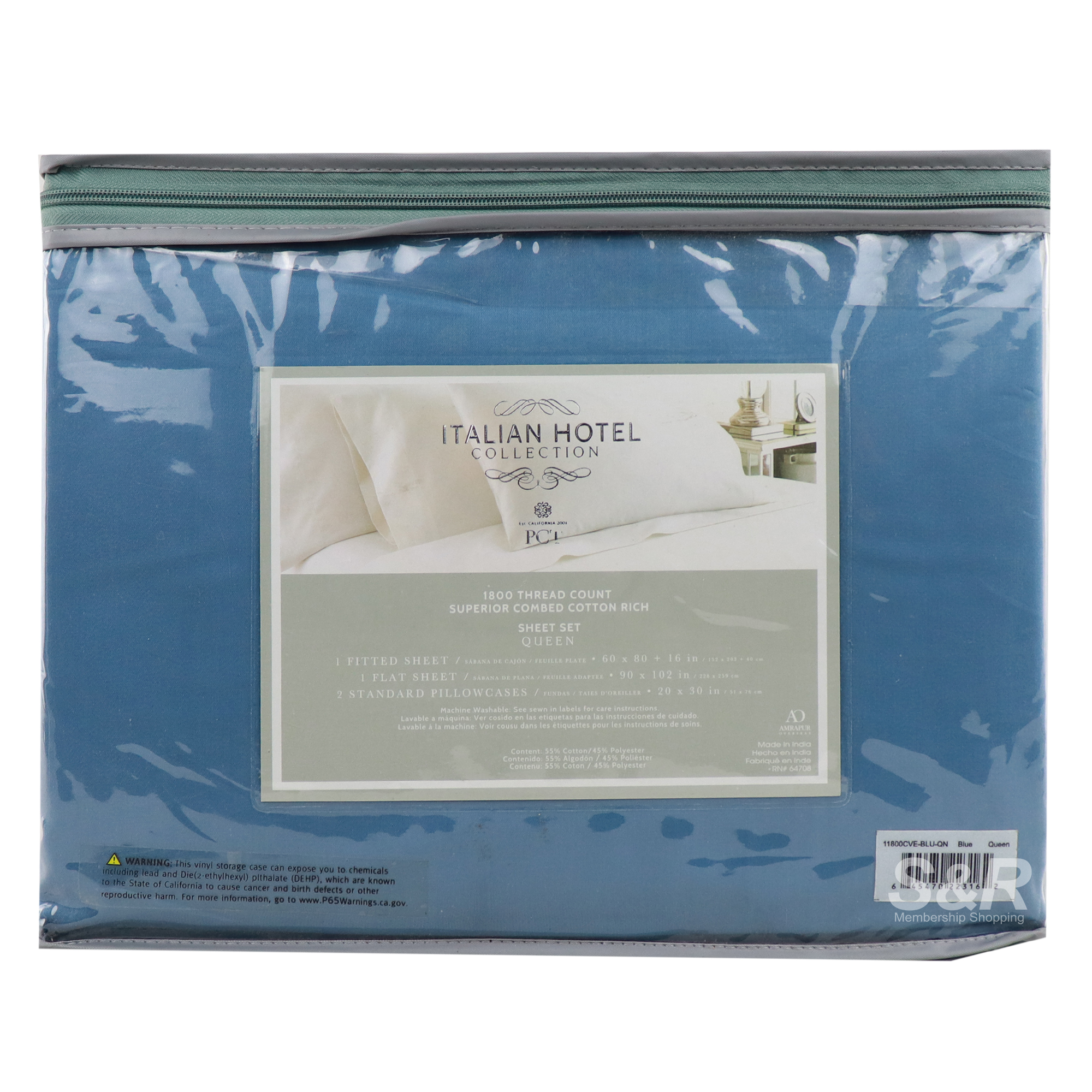 PCT Italian Hotel Collection Assorted Color Queen Size Sheet 1 set PCT Italian Hotel Collection Assorted Color Queen Size Sheet 1 set